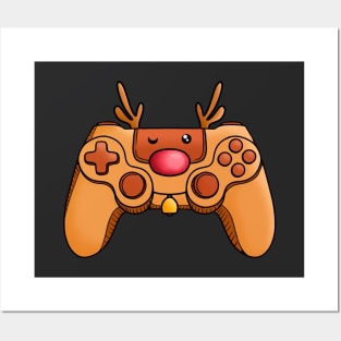 Reindeer Game Pad Christmas Posters and Art